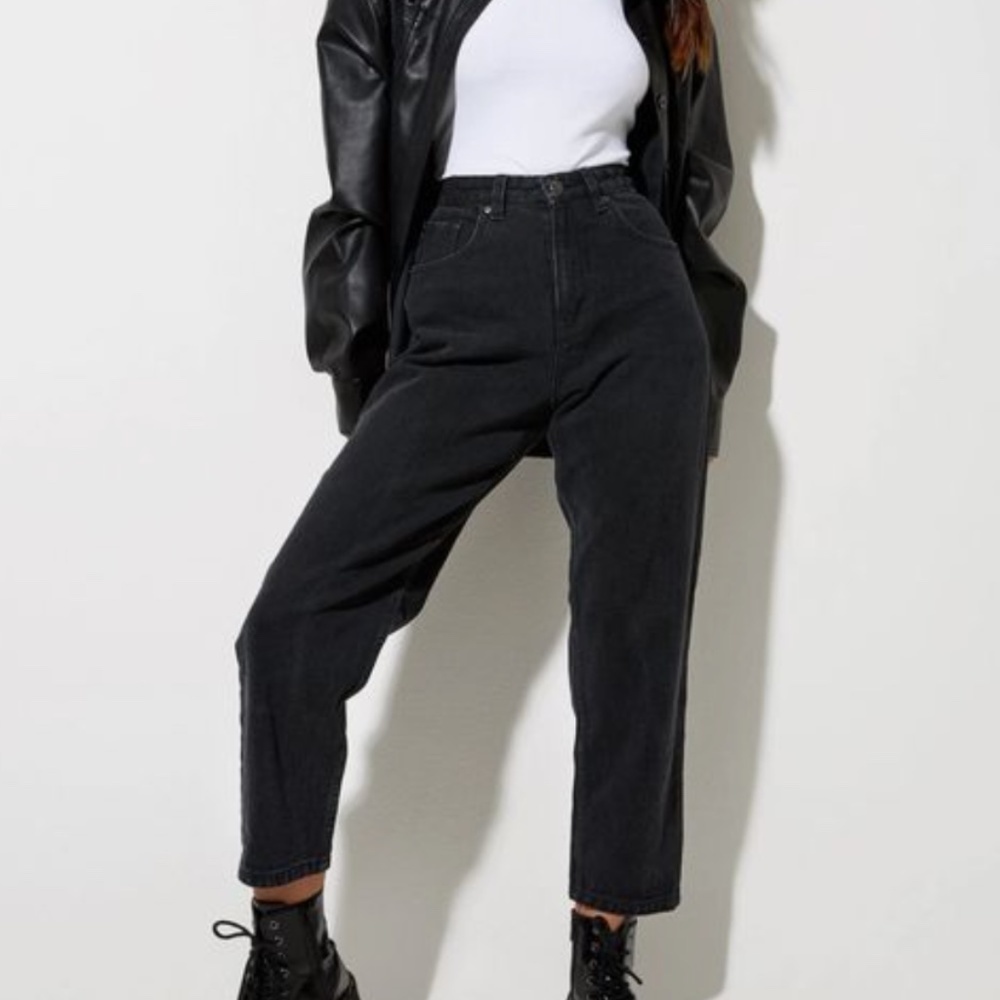 Vintage 90's chic by h.i.s Black Mom Jeans - Size 10 Petite